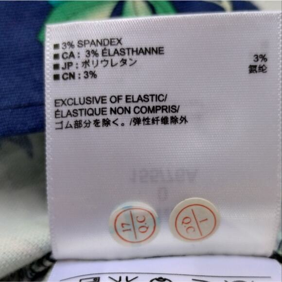 A Old Navy Women's Blue Floral Strapless A Line Fit & Flare Canvas Dress Size 0 - Picture 6 of 13